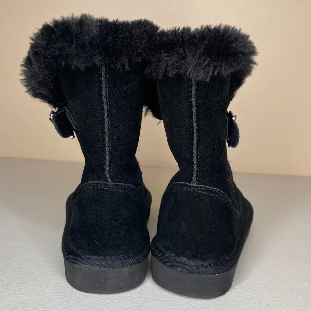 Macy's Style & Co Suede Leather Faux Fur Lined Boots Women’s Size 5